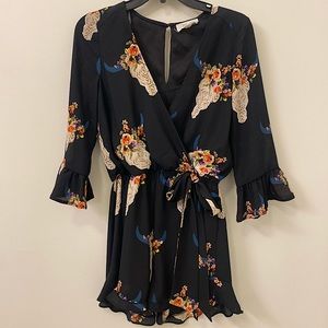 Peach Love Bull Head Romper